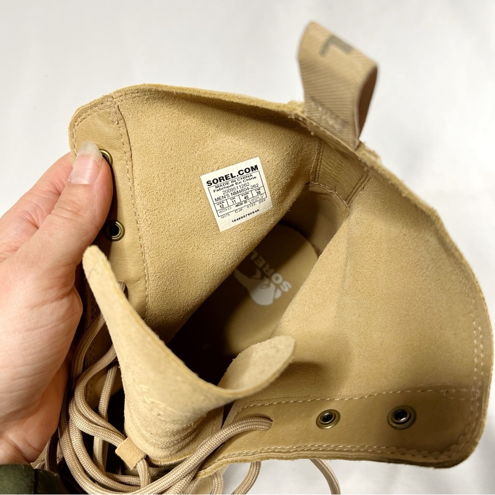 Sorel Men’s Hi-Line Genuine Suede Leather Tan Lace Up Boots Size 12 - Picture 10 of 10